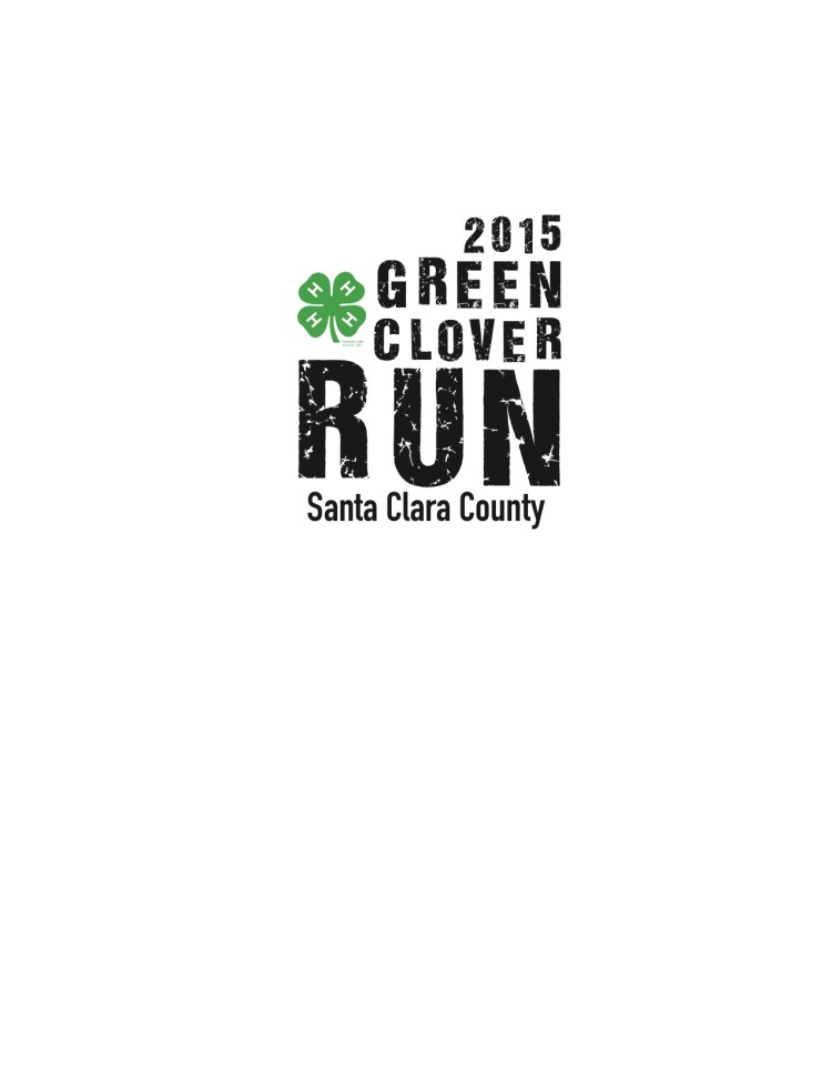 4-H Green Clover Run Logo 2015